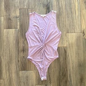 Lilac cotton bodysuit size small